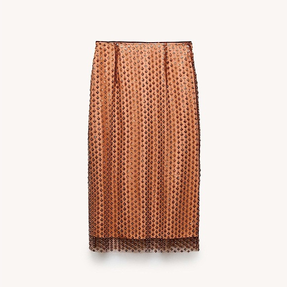 ZARA Collection Beaded Skirt - Picture 5 of 9